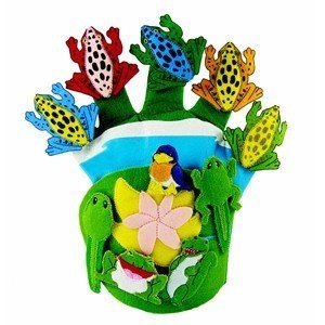 212 Main Wide Mouth Bullfrog and Friends Glove Puppet and CD