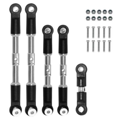 for Arrma for Infraction for Limitless for Felony for Typhon for 1/7 RC Car Upgrade Parts 5pcs Steel Turnbuckles Camber Links Toe Links Set Linkage RC Car Parts