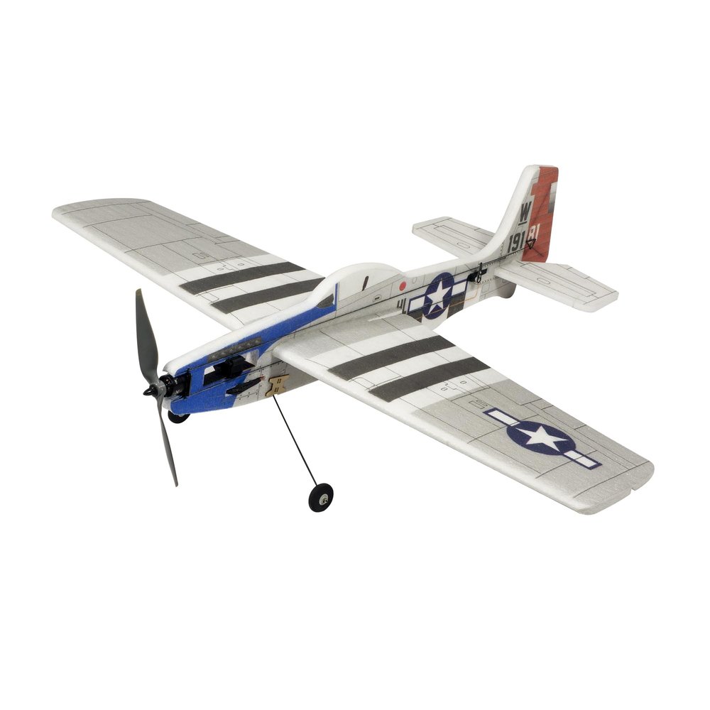 DW Hobby Remote Control 3D EPP Sports 1.0M Airplane P-51 Fighter for Adults Need to Assemble (E4504-L10)