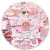 100PCS Pink Christian Stickers Bible Verse Stickers Faith Stickers Religious Stickers Jesus Motivational Stickers Inspirational Stickers God Stickers for Laptop Water Bottles Skateboard Computer Phone view 1
