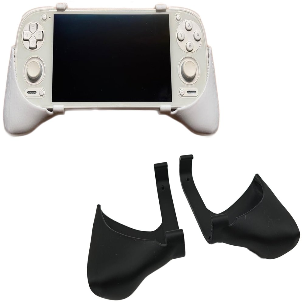 3D Printed Grip Handle for Retroid Pocket 5,Game Console Holding Handle,Extension Hand Holder Bracket for Retroid Pocket 5 (Black)