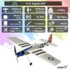 DW Hobby Remote Control 3D EPP Sports 1.0M Airplane P-51 Fighter for Adults Need to Assemble (E4504-R10) view 3