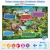 Bilingual Interactive Kids Talking World Map & Dinosaur Poster for Kids Learning and Educational Toys, Talking Educational Toys for 3 to 12 Years Old Girls/Boys, Preschool Learning Chart view 3