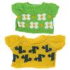 Vaguelly 2Pcs Bear Clothes Sweaters for Stuffed Animals Soft Plush Doll Clothing Replacement Outfit Fits 12 Inch Bears Toy Accessories view 1