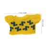 Vaguelly 2Pcs Bear Clothes Sweaters for Stuffed Animals Soft Plush Doll Clothing Replacement Outfit Fits 12 Inch Bears Toy Accessories view 2