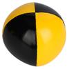 Akozon 3PCS Juggling Ball Set, HighQuality PU Leather Yellow and Black Thud Juggling Balls, Smooth and Clown Playing Juggle Balls, for Beginners and Myopia view 3