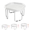 MEKA Small 28"x28" Tuff Tray Set White, Activity Sensory Tray Plus Stand Children, Outdoor Play Sand and Water Table for Toddlers and Kids, Toy Boys Girls view 4
