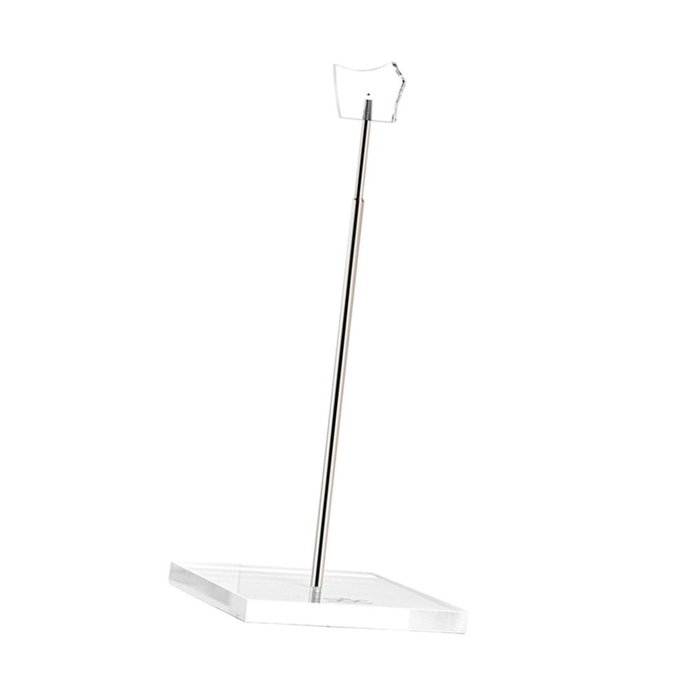 CoudarTitie Doll Display Holder, Lightweight Height Adjustable Clear Doll Stand, Doll Display Stand for 30cm Doll