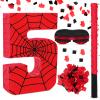 WinnerWhy Number 5 Spider Piata Bundle with Blindfold and Bat Comic Hero Small Piata Birthday Party Decoration for Mexican Fiesta Cinco De Mayo Anniversary Celebration Gift, 15.75 x 11 x 2.8 in view 1