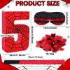 WinnerWhy Number 5 Spider Piata Bundle with Blindfold and Bat Comic Hero Small Piata Birthday Party Decoration for Mexican Fiesta Cinco De Mayo Anniversary Celebration Gift, 15.75 x 11 x 2.8 in view 2