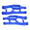 Aluminum 7075 Alloy Front Lower Suspension Arms for Traxxas 1/16 Mini Maxx 4WD RTR Brushless Monster Truck 107154-1 Upgrades - Blue view 1