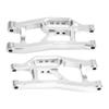 Aluminum 7075 Alloy Front Lower Suspension Arms for Traxxas 1/16 Mini Maxx 4WD RTR Brushless Monster Truck 107154-1 Upgrades - Silver view 1
