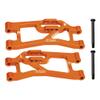 Aluminum 7075 Alloy Rear Lower Suspension Arms for Traxxas 1/16 Mini Maxx 4WD RTR Brushless Monster Truck 107154-1 Upgrades - Orange view 1