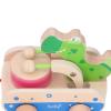 Beating Drum Baby Pull Toys, Premium Rubber Wood Toddler Toy Improve Coordination, Ideal Gift for Over 1 Year Old Boys Girls, Safe and Burr complimentary view 2