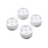 Axial 1.0 Bronco Heritage Wheels, White: SCX24, AXI-2184 view 1