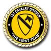 1st Cavalry Division Desert Storm/Gulf War Challenge Coin view 3