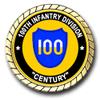 100th Infantry Division Century WWII Service Challenge Coin view 3