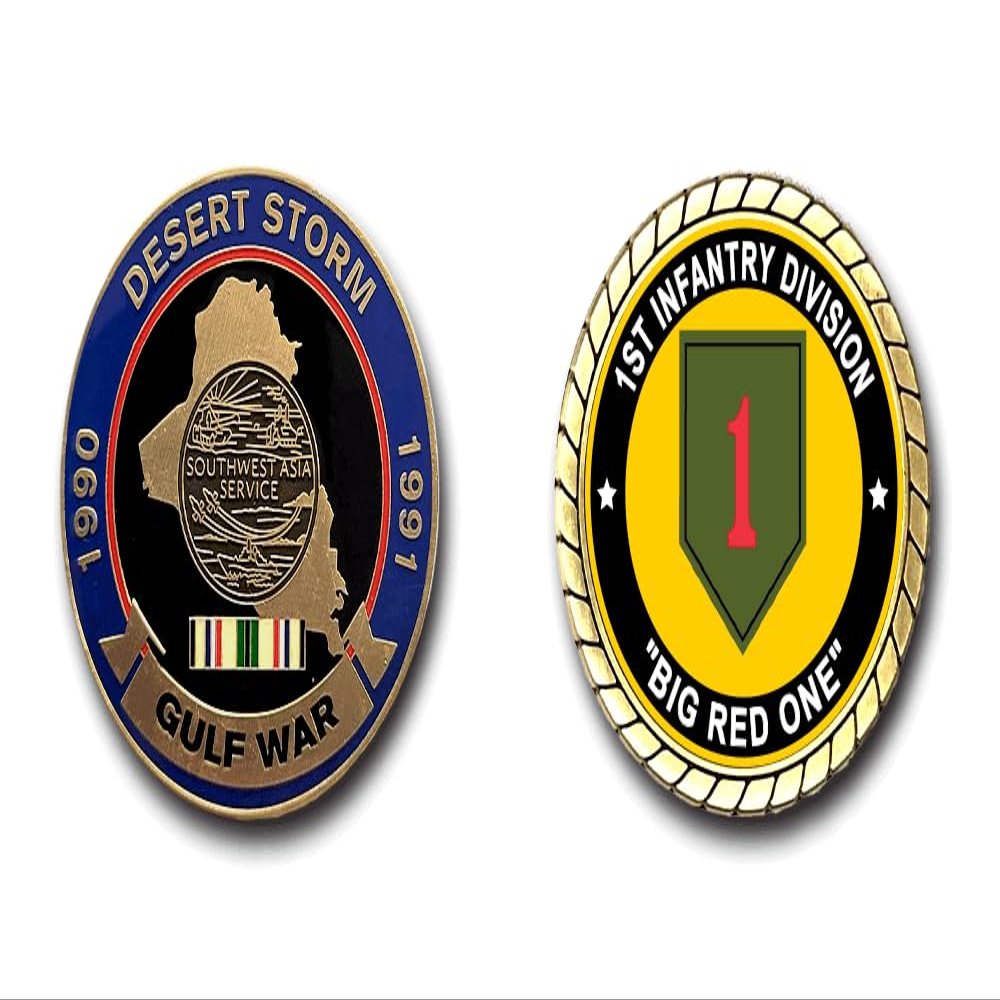 1st Infantry Division Desert Storm/Gulf War Challenge Coin