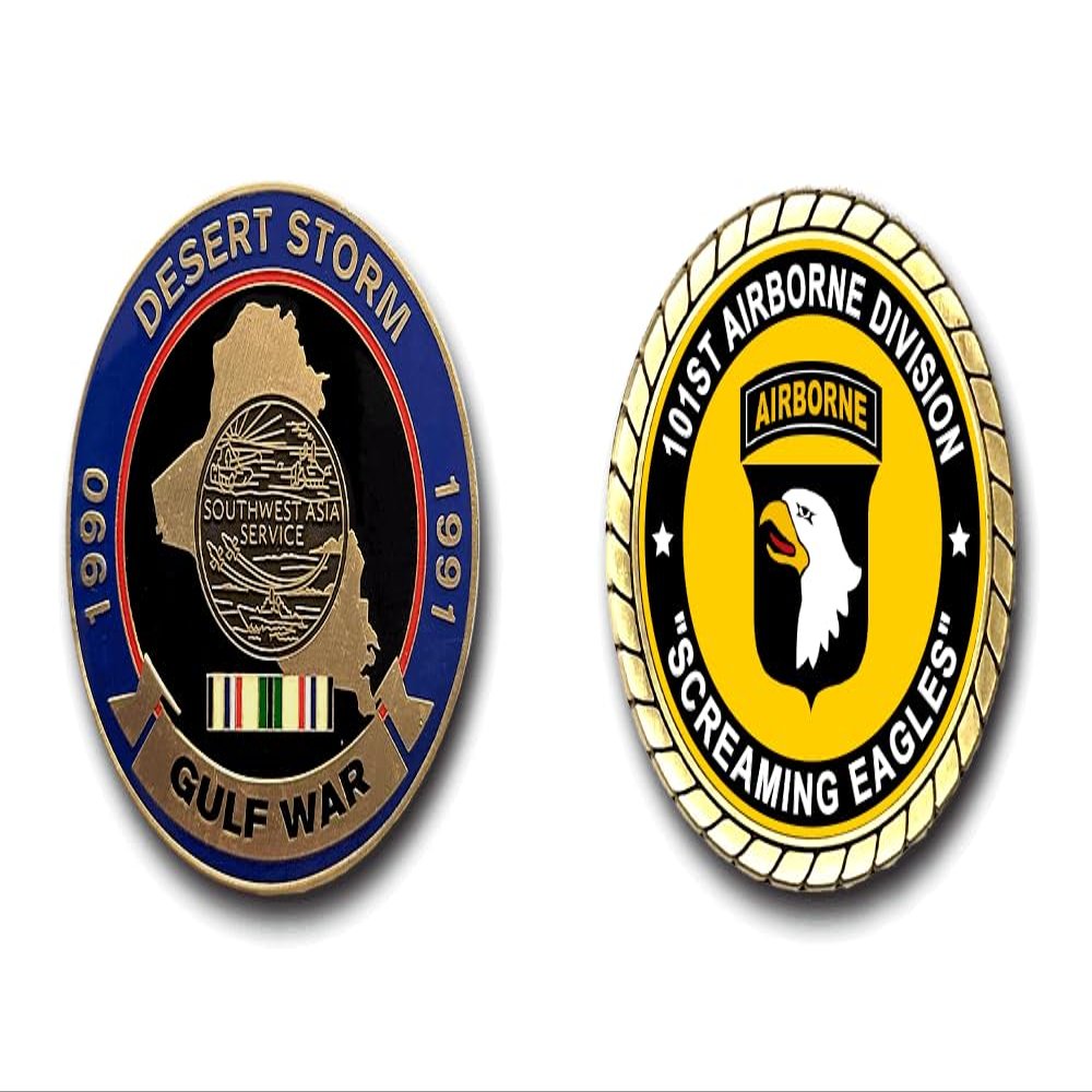 101st Airborne Division Desert Storm/Gulf War Challenge Coin
