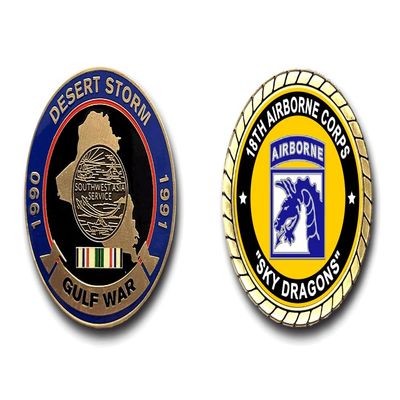 18th Airborne Corps Desert Storm/Gulf War Challenge Coin