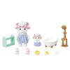 Calico Critters Bath Time Bubble Siblings view 1