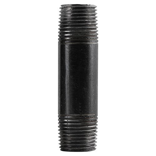 0.75 x 1.5 in. Black Steel Nipple
