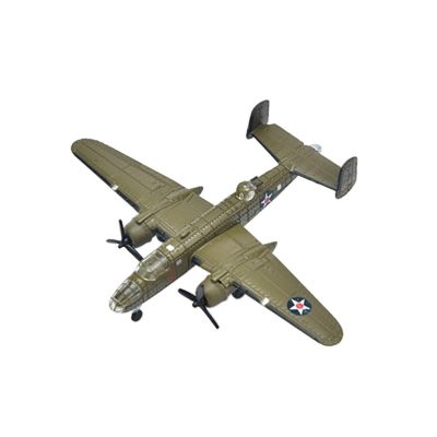 OQMAZO Die Cast Plane 1 200 for B-25 Bomber Static Die Casting Alloy Scale Model Simulation Aircraft Adult Collection Finished Metal Airplane