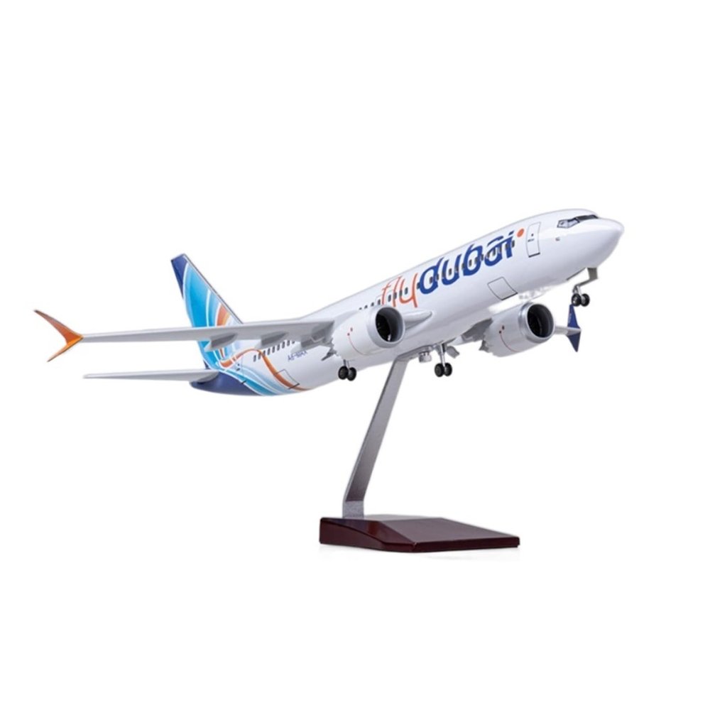 OQMAZO Die Cast Plane for A380 Die Cast Resin Scale Passenger Simulation Aircraft Model Collection Souvenir Display 47CM Finished Metal Airplane
