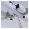 OQMAZO Die Cast Plane for A380 Die Cast Resin Scale Passenger Simulation Aircraft Model Collection Souvenir Display 47CM Finished Metal Airplane view 4
