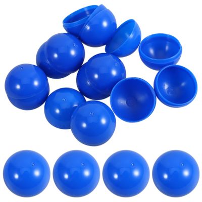 DECHOUS 50pcs Blue Raffle Balls Hollow Balls for Party Game Supplies Plastic Bingo Openable Design