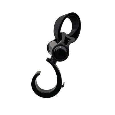 360 Degree Rotating Strollers Accessory Hanger Clip Hook Designing Easy Installation Without Tool Required for Parents