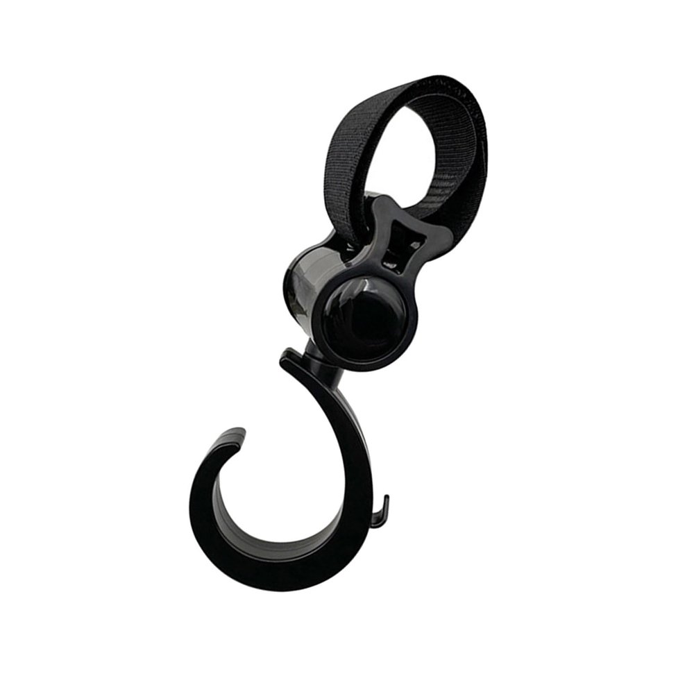 360 Degree Rotating Strollers Accessory Hanger Clip Hook Designing Easy Installation Without Tool Required for Parents