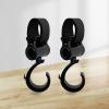 360 Degree Rotating Strollers Accessory Hanger Clip Hook Designing Easy Installation Without Tool Required for Parents view 3
