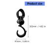 360 Degree Rotating Strollers Accessory Hanger Clip Hook Designing Easy Installation Without Tool Required for Parents view 4