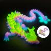Aesinos 3D Printed Cherry Blossom Dragon3D Printed Animals 12in Cherry Blossom Decor 3D Printed Dragon Dragon Toy for Display Collection and Unique Gift (Rainbow Night Light) view 1