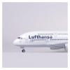 OQMAZO Die Cast Plane 1 160 for A380 Static Airplane Model W Light and Wheel Die Cast Scale Resin Plane Collection 50.5CM Finished Metal Airplane view 3