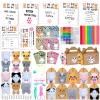 180 Pcs Adopt a Cat Party Favors Include 12 Mini Plush Cats 12 Adoption Card 12 Kraft Boxes 12 Check Card 5 Adopt Sign 24 Kitten Stickers 1 Fence 102 Adopt a Kitty Supplies for Adoption Party (Cat) view 1