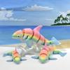 3pcs 3D Printed Orca, Articulated Orca Whale, Fun Home Decor, Executive Desk Decor, Killer Whale Fidget Toy for ADHD/Autism AO001-SET-RE view 1