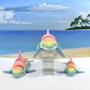 3pcs 3D Printed Orca, Articulated Orca Whale, Fun Home Decor, Executive Desk Decor, Killer Whale Fidget Toy for ADHD/Autism AO001-SET-RE view 2