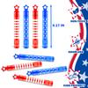 100 Pack 4th of July Mini Bubbles Bulk,Red White Blue Party Favors Supplies for Kids,Goodie Bags Stuffers,Parade Throws,Classroom Games Activities Prizes,Outdoor Toys Patriotic Accessories Decorations view 3