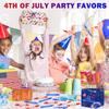 100 Pack 4th of July Mini Bubbles Bulk,Red White Blue Party Favors Supplies for Kids,Goodie Bags Stuffers,Parade Throws,Classroom Games Activities Prizes,Outdoor Toys Patriotic Accessories Decorations view 4