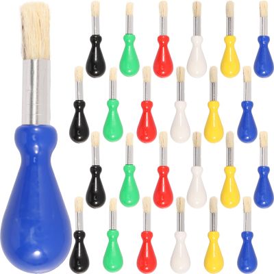 24 Pcs Kids Paint Brushes, Washable Toddler Paint Brushes Jumbo Preschool Paint Brushes with Easy to Hold Handles Grip Toddler Tempera Paint Brushes for Kids Painting Poster