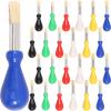 24 Pcs Kids Paint Brushes, Washable Toddler Paint Brushes Jumbo Preschool Paint Brushes with Easy to Hold Handles Grip Toddler Tempera Paint Brushes for Kids Painting Poster view 1