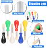 24 Pcs Kids Paint Brushes, Washable Toddler Paint Brushes Jumbo Preschool Paint Brushes with Easy to Hold Handles Grip Toddler Tempera Paint Brushes for Kids Painting Poster view 4