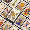 Earth Moon Magick - Anima Tarot de Marseille Cards  78 Card Deck with Gold Gilded Edges and Guidebook for Beginners and Experts  Animal & Floral Symbolism Tarot Deck for Intuitive Readings view 3