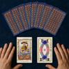 Earth Moon Magick - Anima Tarot de Marseille Cards  78 Card Deck with Gold Gilded Edges and Guidebook for Beginners and Experts  Animal & Floral Symbolism Tarot Deck for Intuitive Readings view 4