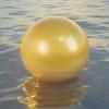 2 Gold 24" Round Vinyl Balls XL Inflatable Beach Balloons Spheres for Pool Party Events Receptions Home Dining Backyard Patio Decorations view 4