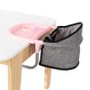 Bayer Design: Doll Table Seat - Grey-Pink-Butterfly - Attaches to Table, Dining Tray, Feeding Toy, Foldable, Accessory for Dolls Up to 18", Kids 3+ view 2