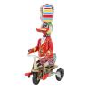 POCREATION Duck On Tin Vintage Nostalgic Premium Tinplate, Collectible Tin Toys Vintage Wind Up Toys Clockwork Retro, Vintage Wind Up Toys, Duck On Bike Tin for Collections view 1