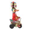 POCREATION Duck On Tin Vintage Nostalgic Premium Tinplate, Collectible Tin Toys Vintage Wind Up Toys Clockwork Retro, Vintage Wind Up Toys, Duck On Bike Tin for Collections view 4